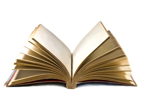 open book isolated on a white background