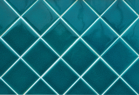 blue wall tiles as background imageの写真素材