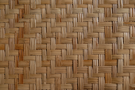 Wicker wood pattern background の写真素材