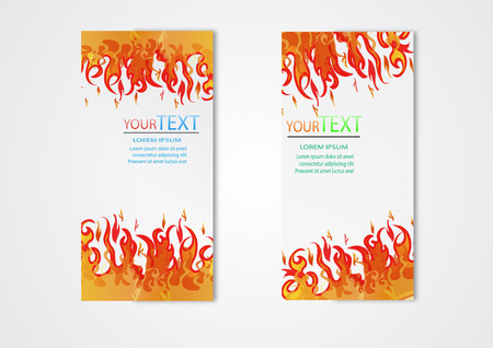 Abstract vector eps10 headers with place for your textのイラスト素材