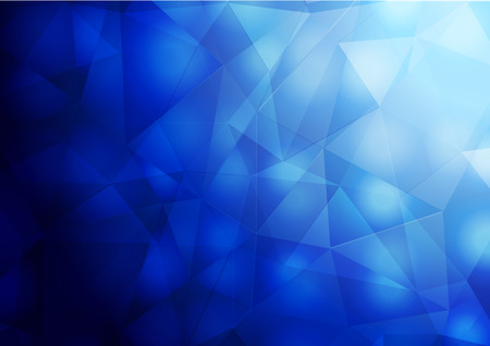 Vector geometric blue abstract backgroundのイラスト素材