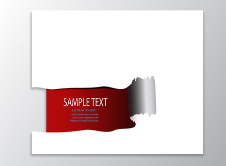 Vector ripped paperのイラスト素材