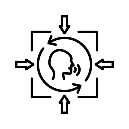 Voice command control Icon vector logo set collection for web app uiのイラスト素材