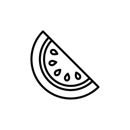 Watermelon icon vector logo set collection or bundle pack groupのイラスト素材