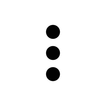 Menu dots icon vector logo set collection or bundle pack group