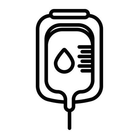 blood bag icon vector logo set collection for web app uiのイラスト素材