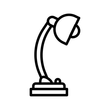 desk lamp icon vector logo set collection for web app uiのイラスト素材