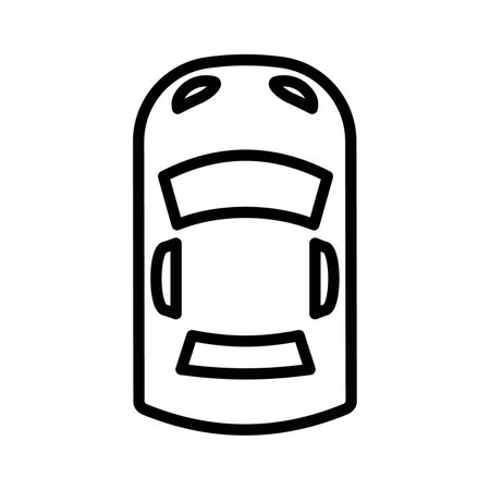 Top view car icon vector logo set collection for web app uiのイラスト素材