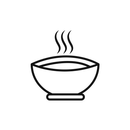 Bowl icon vector logo set collection for web app uiのイラスト素材