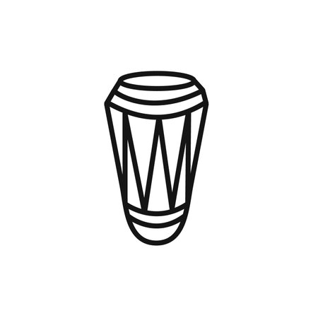 Conga drum icon vector logo set collection for web app uiのイラスト素材