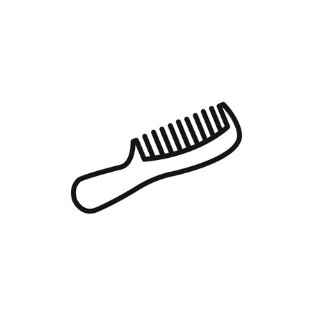Hair comb icon vector logo set collection for web app ui