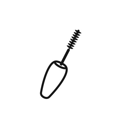 Mascara brush icon vector logo set collection for web app uiのイラスト素材