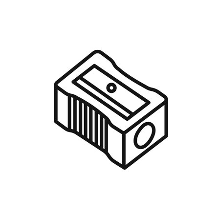 Pencil sharpener icon vector logo set collection for web app uiのイラスト素材
