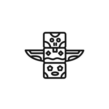 Totem icon vector logo set collection for web app uiのイラスト素材