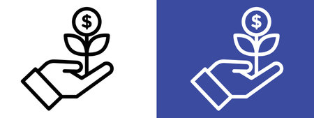 Money tree icon.epsのイラスト素材