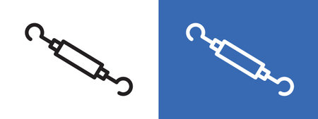 Dental pick icon logo sign vector outline in black and white colorのイラスト素材