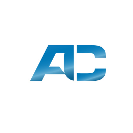 modern AC letter logoのイラスト素材