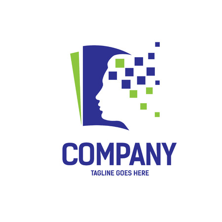 Psychology and Mental Health logo conceptのイラスト素材