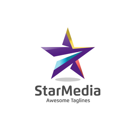Star color iconのイラスト素材