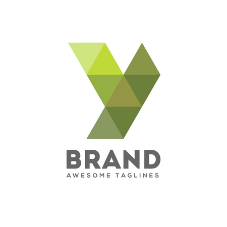 Creative modern and simple letter Y icon illustration.のイラスト素材