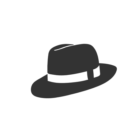 creative simple cowboy hat vector trendy design styleのイラスト素材