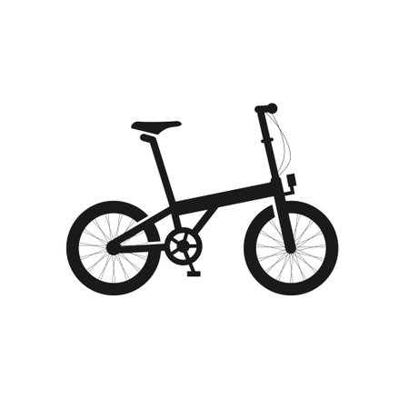 Folding bike graphic vector illustration logo design inspirationのイラスト素材