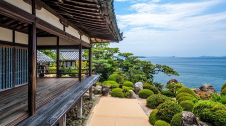 Kinkaku-ji temple in Kamakura, Japan.の素材