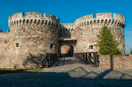 Entrance in the Belgrade fortress Kalemegdanのeditorial素材