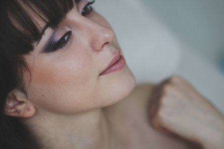 Portrait of a beautiful girlの写真素材
