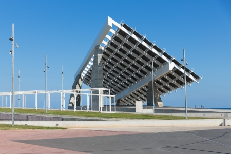 Big solar panel at Barcelona, Spain