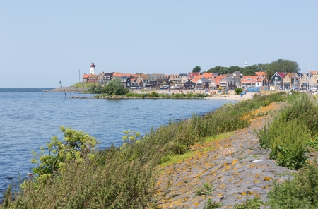 Cityscape of Village Urk, the Netherlandsの写真素材