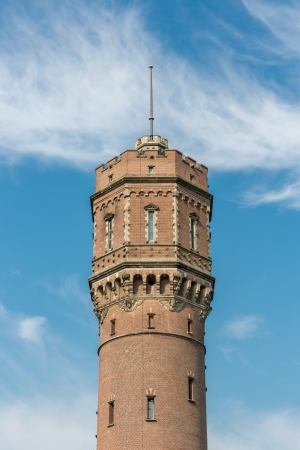 Old Dutch brickstone water towerの写真素材