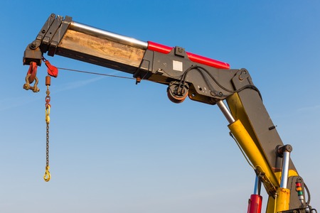 Crane with detail of a jibの写真素材
