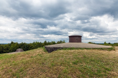 Observation post and machine gun turret at Fort Douaumont near Verdun. Battlefield of First World War Oneの写真素材