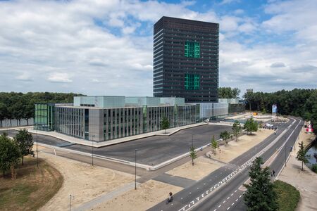 Utrecht, The Netherlands - July 11, 2018: Office building Dutch Rijkswaterstaat, Ministry of...