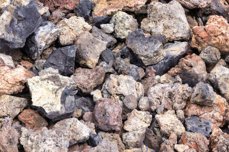Colorful background volcanic rock near Teneguia. Volkan, La Palma Islandの写真素材