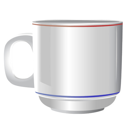 Isolated cup for  Branding and Corporate Identity.のイラスト素材