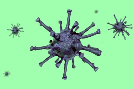 Coronavirus in high resolution.の写真素材