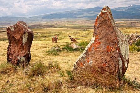Ancient megaliths in Armenia for observing the sky.