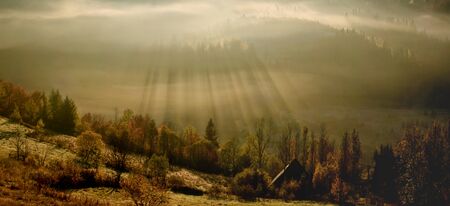 Sunrise in the mountains