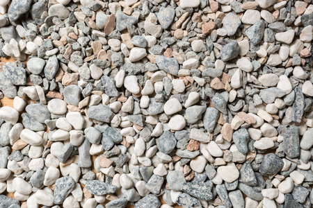 Closeup texture of colorful stones and pebbles