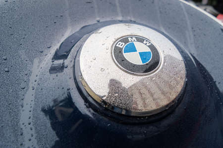 VII Tarnow Historic Vehicles Rally. BMW old logo brandのeditorial素材