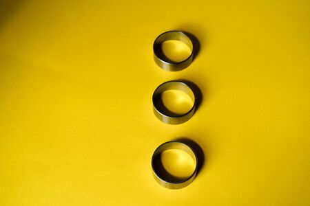 Metal wheels.