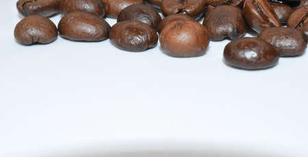 Spilled fresh brown coffee.の写真素材