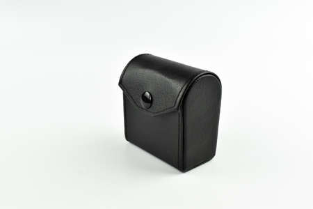 Black little box on a light background.の写真素材