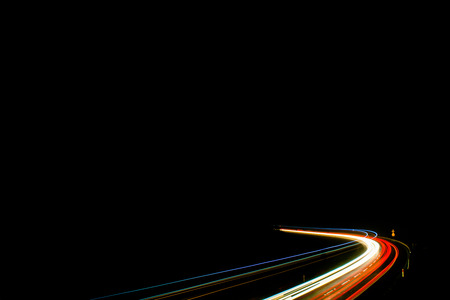 lights of cars with night