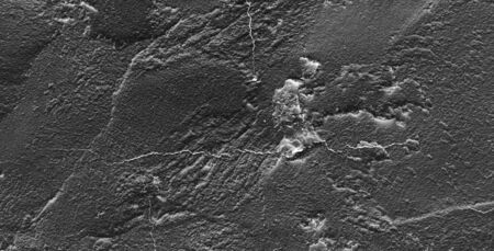 black limestone wall of texturaの写真素材
