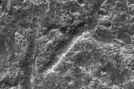 black limestone wall of texturaの写真素材
