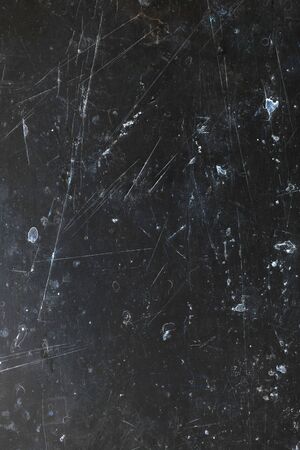 old desk remembered with black paintの写真素材