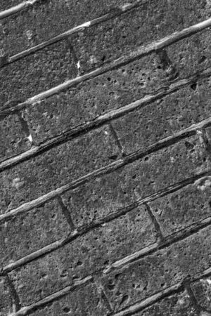 wall texture with black bricks